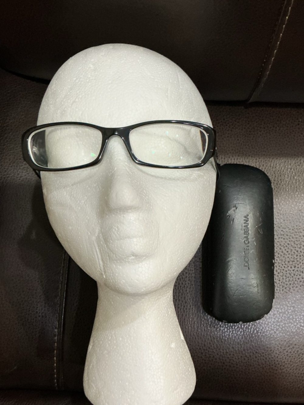 Dolce & Gabbana Black Rectangular Eyeglasses Frames